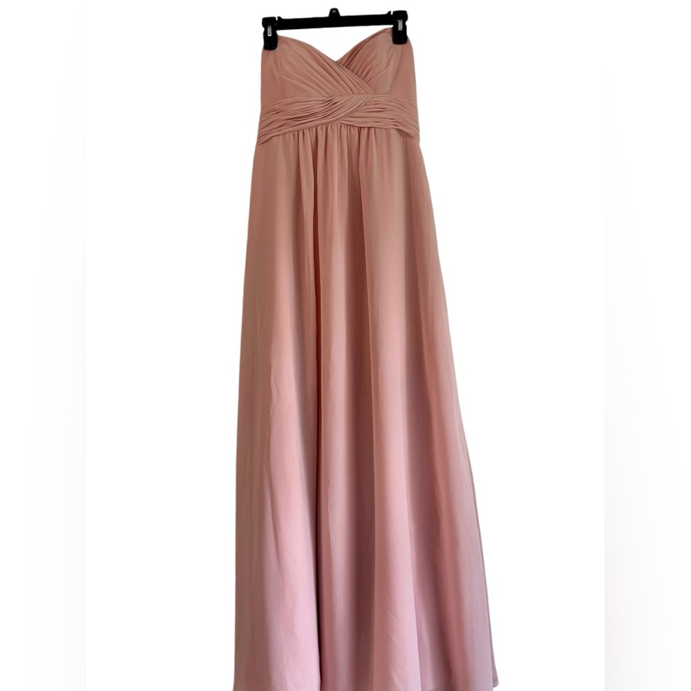 Christina Wu strapless bridesmaid gown